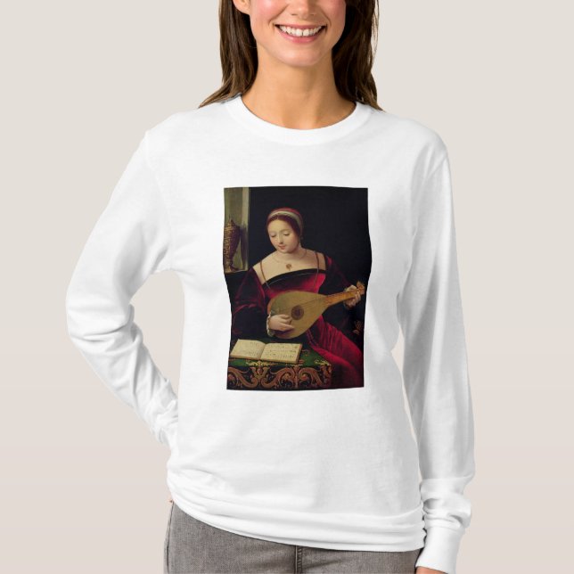 Maria Magdalena, die den Dichtungskitt spielt T-Shirt (Vorderseite)