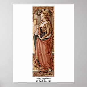 Maria Magdalena. Durch Carlo Crivelli Poster