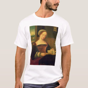 Maria Magdalena Lesung (Öl auf Platte) T-Shirt
