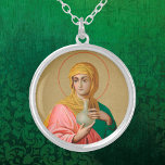 Maria Magdalene als Myrrhussitin (Det.; ORX 01) Versilberte Kette<br><div class="desc">In der östlichen Orthodoxie wurde die heilige Maria Magdalene nie mit der heiligen Maria von Bethany, der Schwester von SS, verwechselt. Martha und Lazarus, noch mit der "sündigen Frau", die Jesus in Luke 7:36-50 sündigt. Daher wurde sie weder als reformierte Prostituierte betrachtet noch als solche betrachtet. Stattdessen wurde sie als...</div>