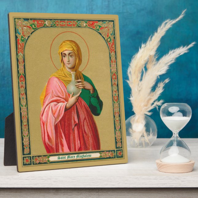 Maria Magdalene als Myrrhussitin (ORX 01) Fotoplatte (Seite)