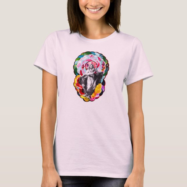 Maria Mary (,(Mutter des Jesus) of mother Jesus) T-Shirt (Vorderseite)