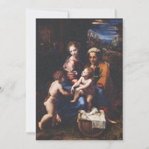Maria mit Kind und Johannes dem Täufer Einladung