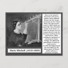 Maria Mitchell Scientist Astronomin Suffragist Postkarte