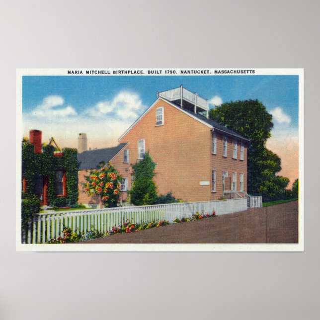 Maria Mitchells Geburtsort Poster (Vorne)