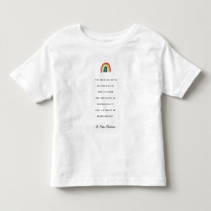 Maria Montessori Zitat Kleinkind T-shirt