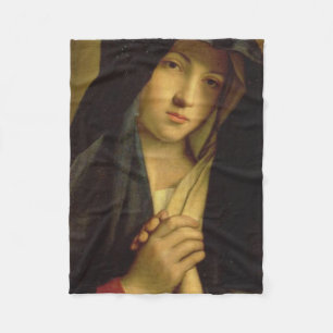 Maria Mutter Jesu - die Madonna in Trauer Fleecedecke