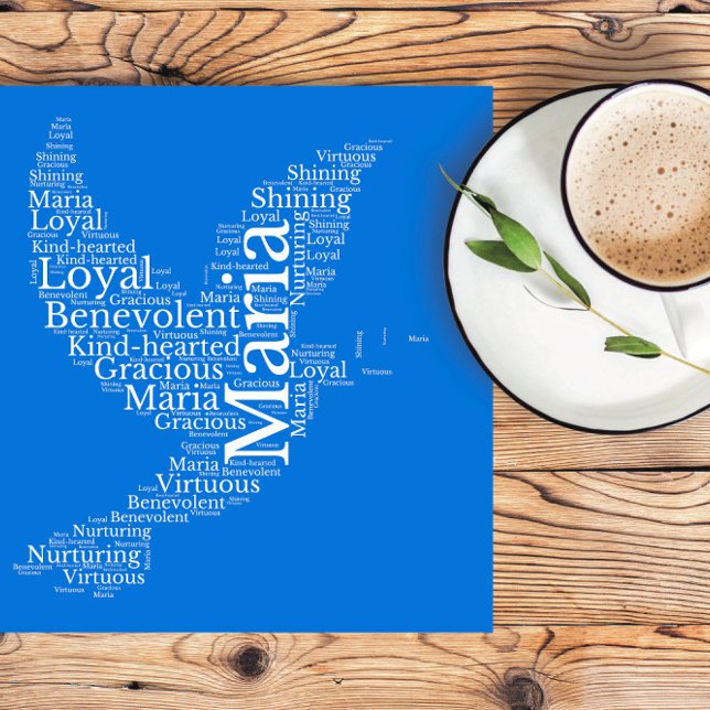 Maria Name Cloud benutzerdefinierbares Poster (Von Creator hochgeladen)