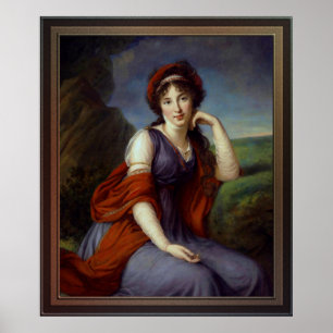 Maria Razumovskaya von Elisabeth-Louise Le Brun Poster