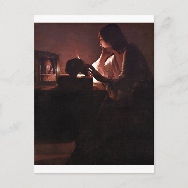 Maria Regrets, La Tour Postkarte (Vorderseite)