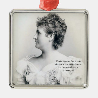 María Teresa Gertrudis de Jesús Carreño García Ornament Aus Metall