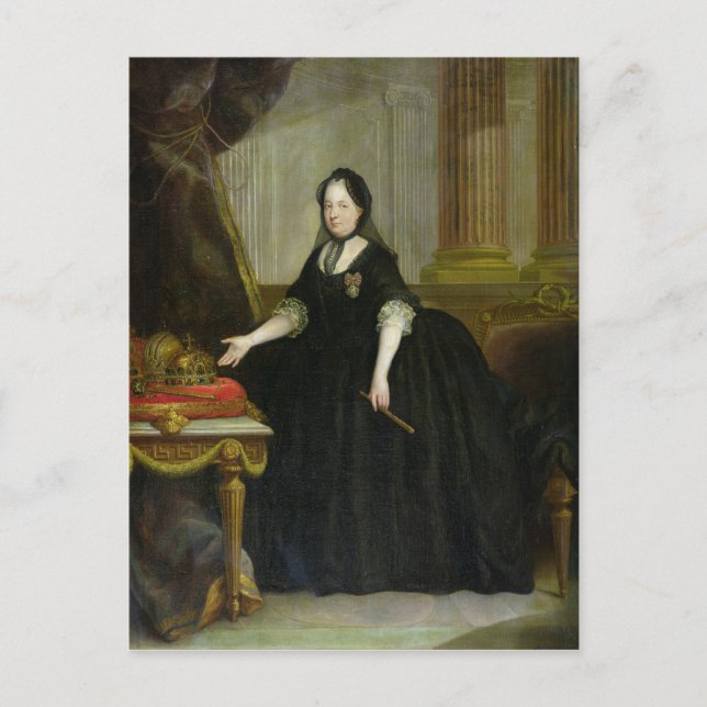 Maria Theresa Kaiserin von Österreich Postkarte (Vorderseite)