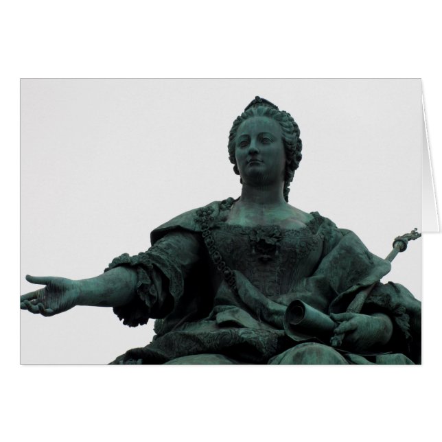 Maria Theresia Statue (Vorderseite (Horizontal))