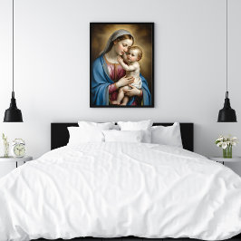 Maria und Jesuskind Poster