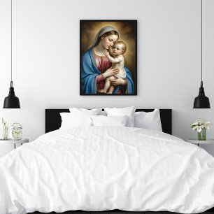 Maria und Jesuskind Poster