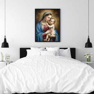 Maria und Jesuskind Poster