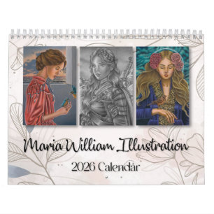 Maria William Illustration 2026 Kalender