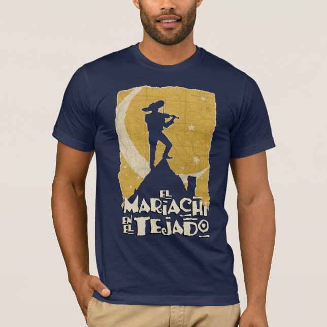 Mariachi auf dem Dach T-Shirt (Vorderseite)