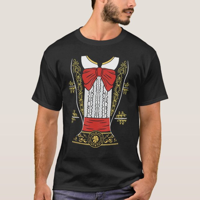 Mariachi Charro Mexikanisches Kostüm für Cinco de  T-Shirt (Vorderseite)