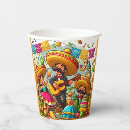 Mariachi Fiesta Pappbecher