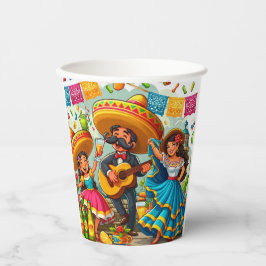 Mariachi Fiesta  Pappbecher