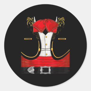 Mariachi Halloween-Kostüm Charro Cinco De Runder Aufkleber