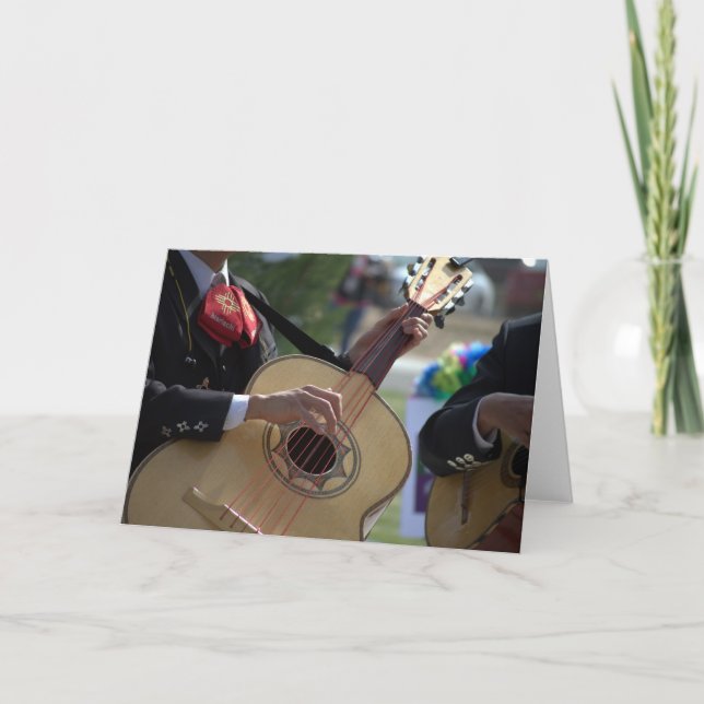 Mariachi Karte (Vorderseite)