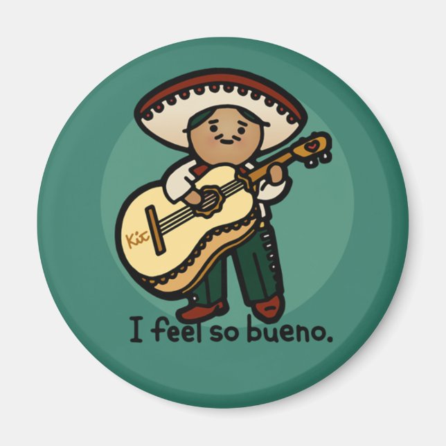 Mariachi-Magnet. Magnet (Vorne)