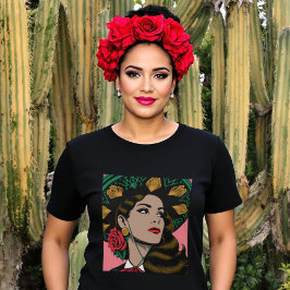 Mariachi Mexicana Mes Patrio Musica Pop Art T-Shirt