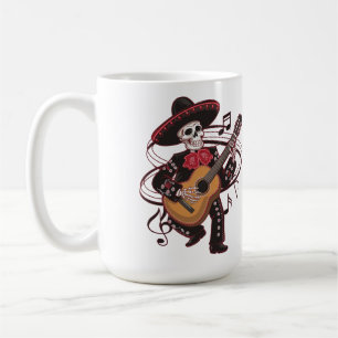 Mariachi Skeleton Groove Kaffeetasse