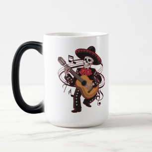Mariachi Skeleton Groove Verwandlungstasse