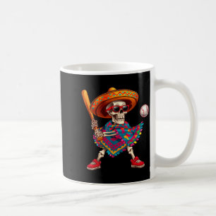 Mariachi-Skelett Baseball Cinco de Mayo Mexikanisc Kaffeetasse