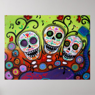 MARIACHI-TAG DER TOTEN POSTER