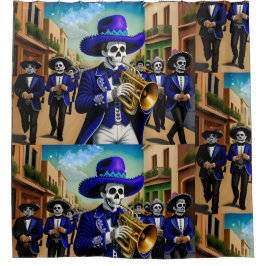Mariachi Tag des toten Duschvorhangs Duschvorhang