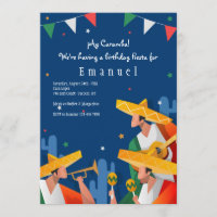 Mariachi Typ Einladung