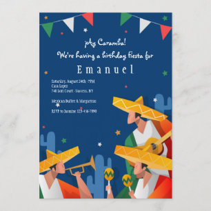 Mariachi Typ Einladung