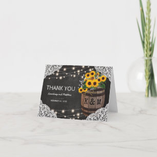 Mariage à la vigne rustique Merci   Guirlande lumi