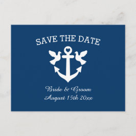 Mariage à thème nautique chic enregistrer la carte