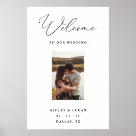 Mariage Affiche de bienvenue photo, Signes Mariage