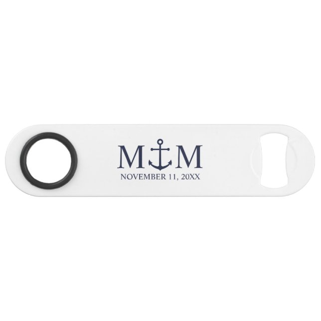 Mariage Ancre bleu marine (Devant (Horizontal))