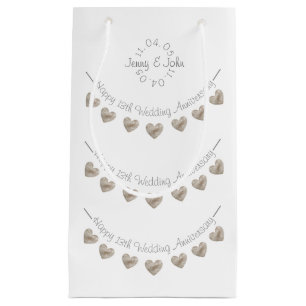 Mariage Anniversaire dentelle coeur petit sac cade
