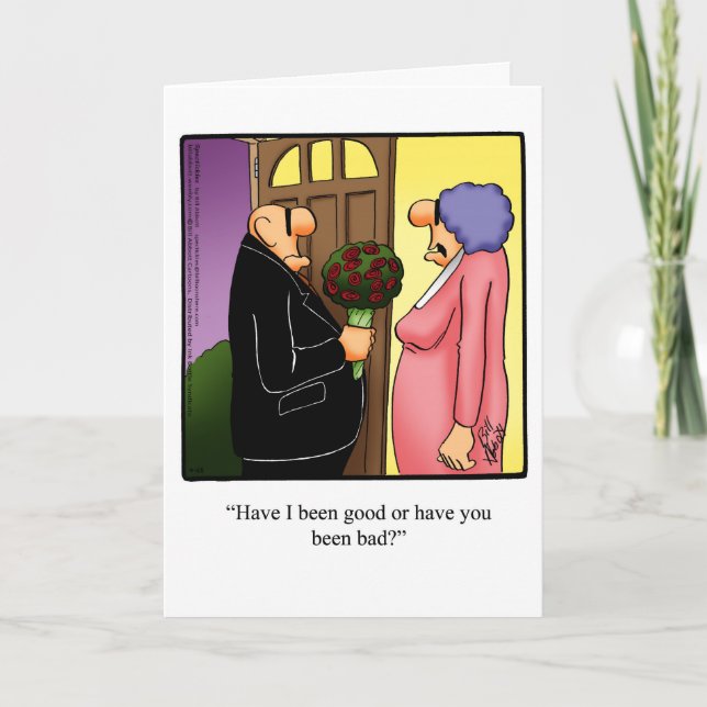 Mariage Anniversaire Humour Carte de voeux (Devant)