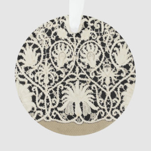 Mariage Antique Dentelle Lin Blanc Classique Joli