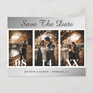 Mariage Argent Enregistrer Les Cartes Postales Dat