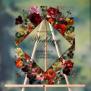 Mariage aux fleurs sombres et élégantes d'ambiance