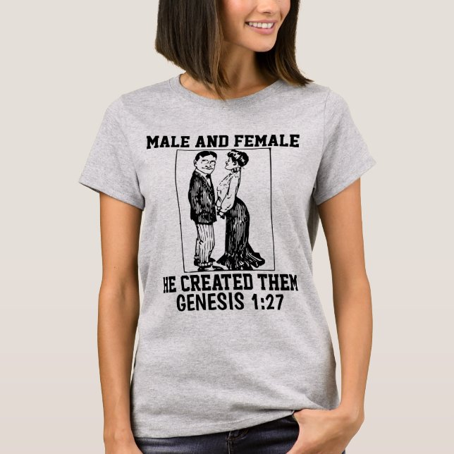 MARIAGE BIBLIQUE - T-shirts HOMMES ET FEMMES (Devant)