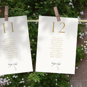 Mariage blanc Désactivé Table Nr et carte de siège