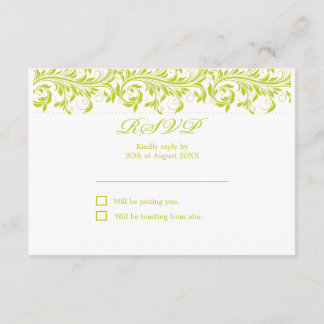 Mariage blanc et vert Sarah Jane RSVP