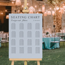 Mariage bleu foncé simple