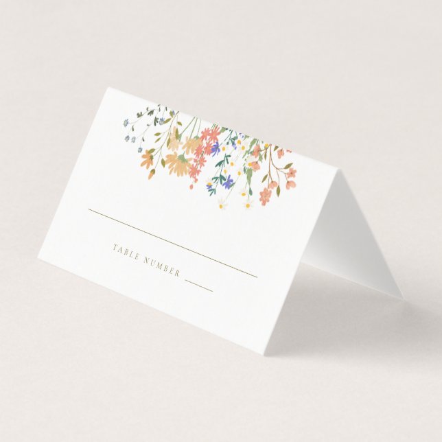 Mariage Bohème de Fleur Sauvage d'Été (Front)